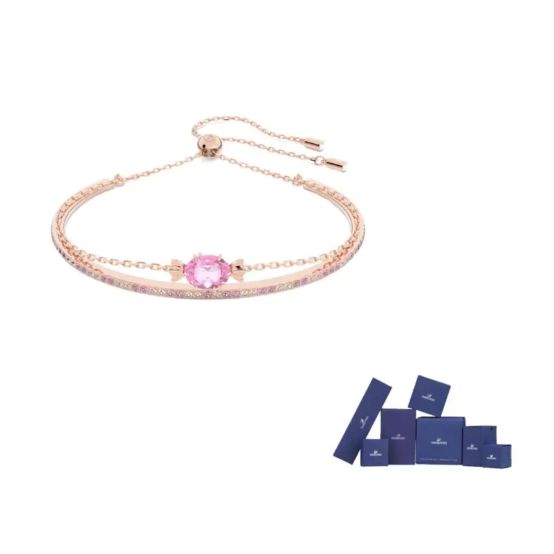 Swarovski Браслет Rose Gold-Tone Plated Bangles Women's Pink
Swarovski Браслет Rose Gold-Tone Plated Bangles Women's Pink