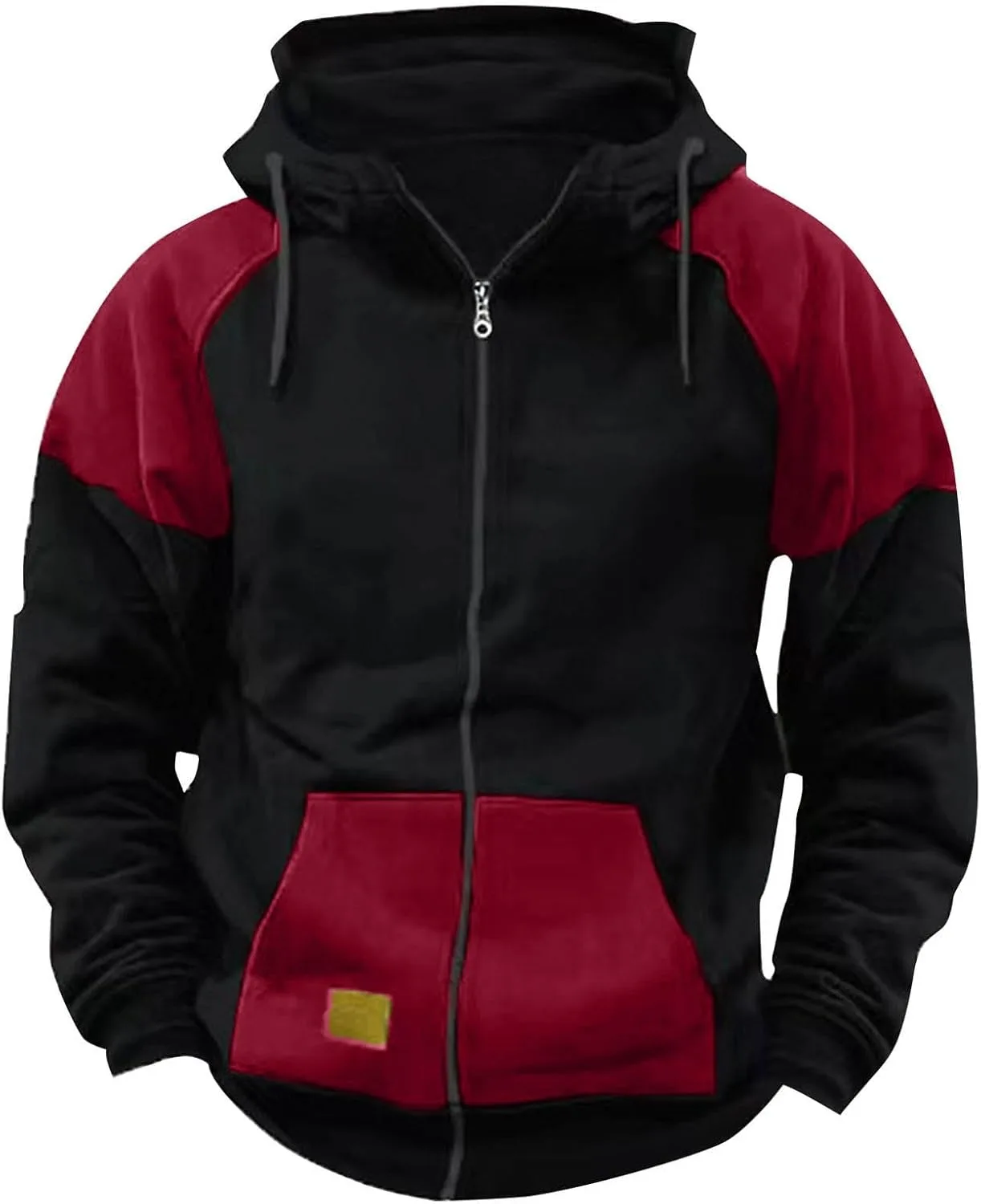 Толстовка с капюшоном для мужчин Vintage с молнией и цветными блоками
Толстовка с капюшоном для мужчин Vintage с молнией и цветными блоками