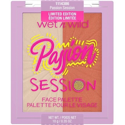Палитра Wet 'n' Wild Face Palette Wild Crush Passion Collection Дуэт хайлайтера и румян с маслом семян маракуйи Палитра румян Passion Session Passion Session
Палитра Wet 'n' Wild Face Palette Wild Crush Passion Collection Дуэт хайлайтера и румян с маслом семян маракуйи Палитра румян Passion Session Passion Session