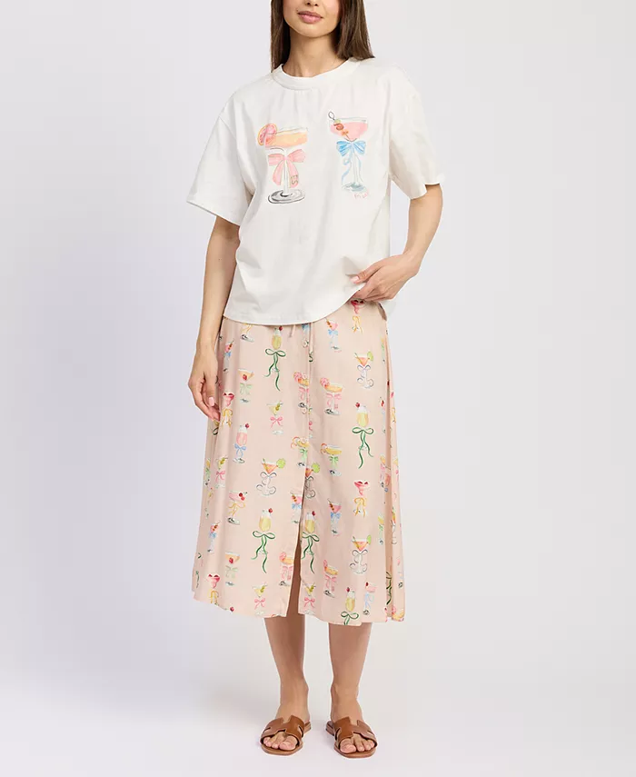 Женская футболка с принтом Mia En Saison, белый
Женская футболка с принтом Mia En Saison, белый