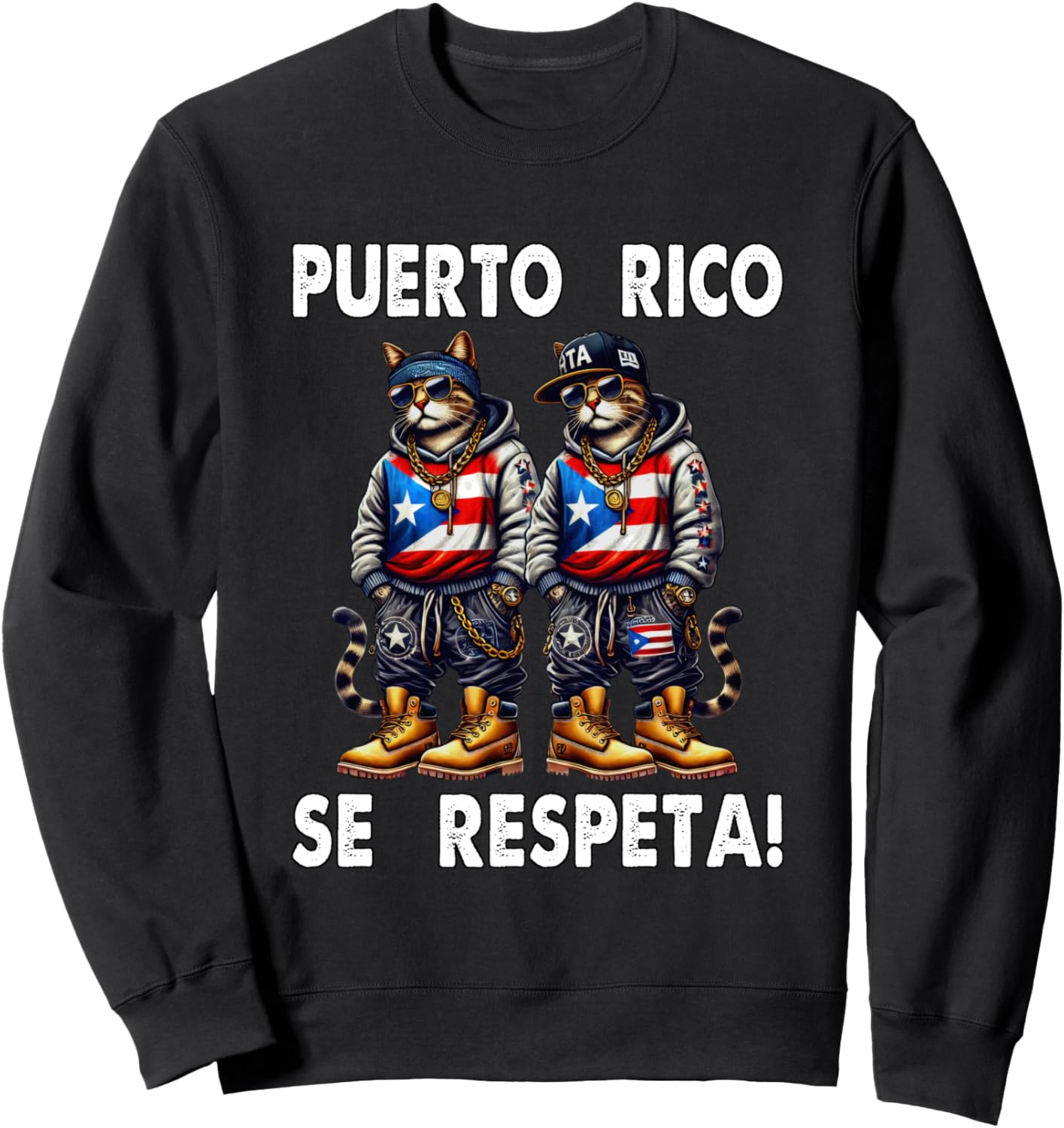 Толстовка Puerto Rico Se Respeta Twin Cats PR Flag Gatos Boricua Puerto Rico Se Respeta Collection, More Here, черный
Толстовка Puerto Rico Se Respeta Twin Cats PR Flag Gatos Boricua Puerto Rico Se Respeta Collection, More Here, черный