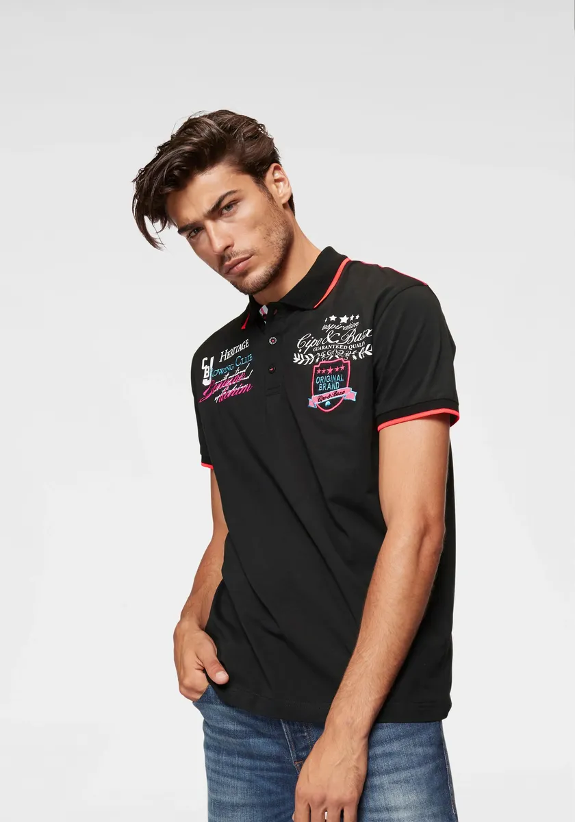 Рубашка-поло Cipo & Baxx "Rowing Club", нужного размера. 5XL, черный
Рубашка-поло Cipo & Baxx "Rowing Club", нужного размера. 5XL, черный