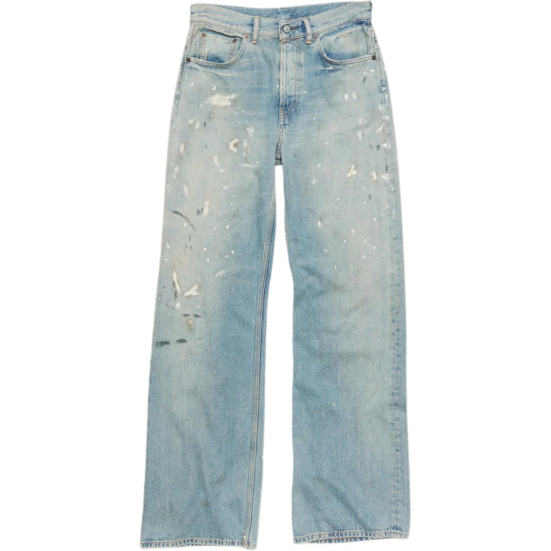 Широкие джинсы с потертостями Acne Studios, синий
Широкие джинсы с потертостями Acne Studios, синий