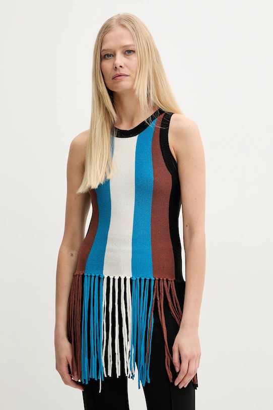 Топ с добавлением льна Riceni Silvian Heach, синий
Топ с добавлением льна Riceni Silvian Heach, синий