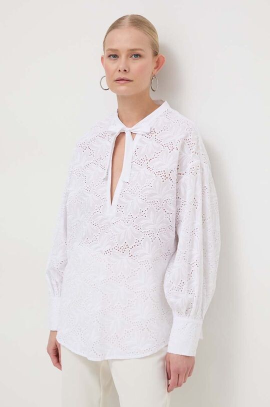 Хлопковая блузка Silvian Heach, белый
Хлопковая блузка Silvian Heach, белый