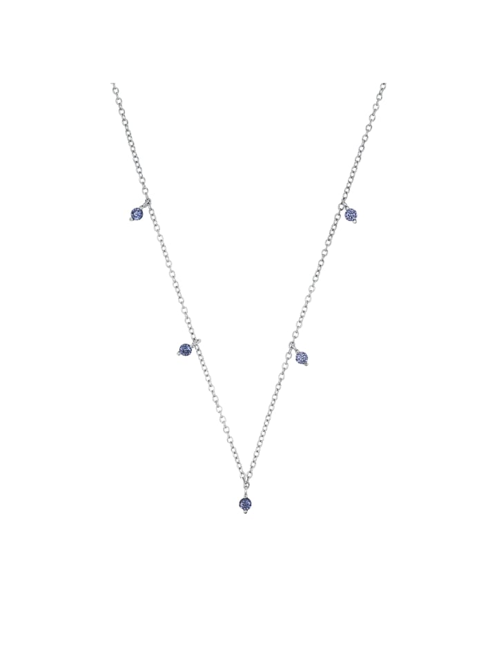 Amor Колье с подвеской, серебро 925 пробы, родированное синим покрытием
Amor Колье с подвеской, серебро 925 пробы, родированное синим покрытием