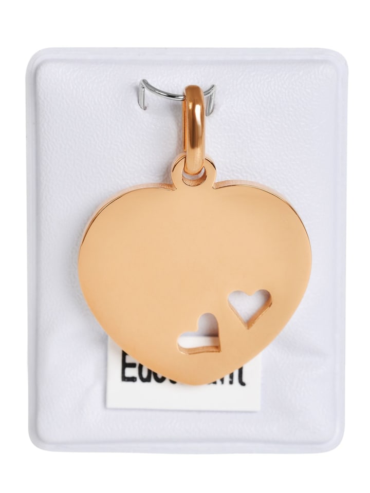 Adeliás Женский кулон - кулон в форме сердца с гравировкой, из нержавеющей стали, золотистый
Adeliás Женский кулон - кулон в форме сердца с гравировкой, из нержавеющей стали, золотистый