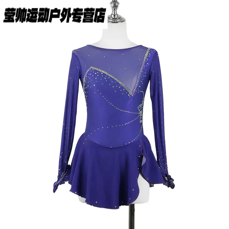 HEAD Индивидуальное платье для фигурного катания для девочек, юбка для соревнований и экзаменов, фиолетовое, размер XS
HEAD Индивидуальное платье для фигурного катания для девочек, юбка для соревнований и экзаменов, фиолетовое, размер XS