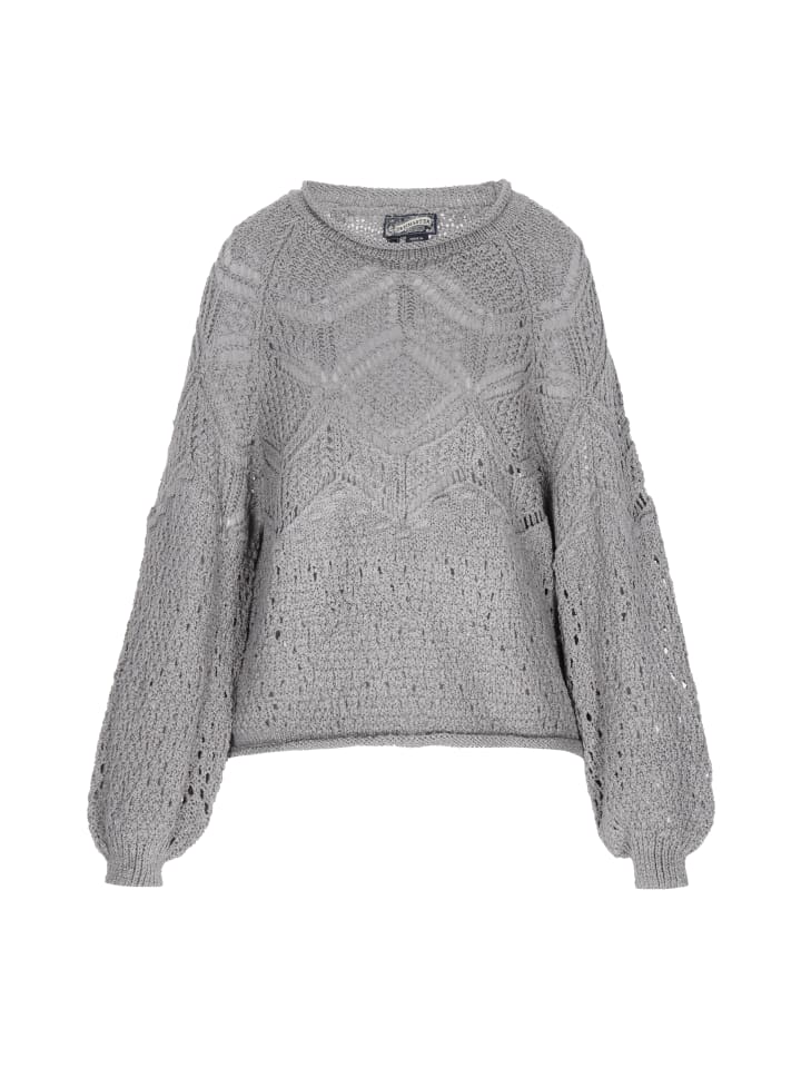 DreiMaster Женский свитер серого меланжевого цвета
DreiMaster Женский свитер серого меланжевого цвета