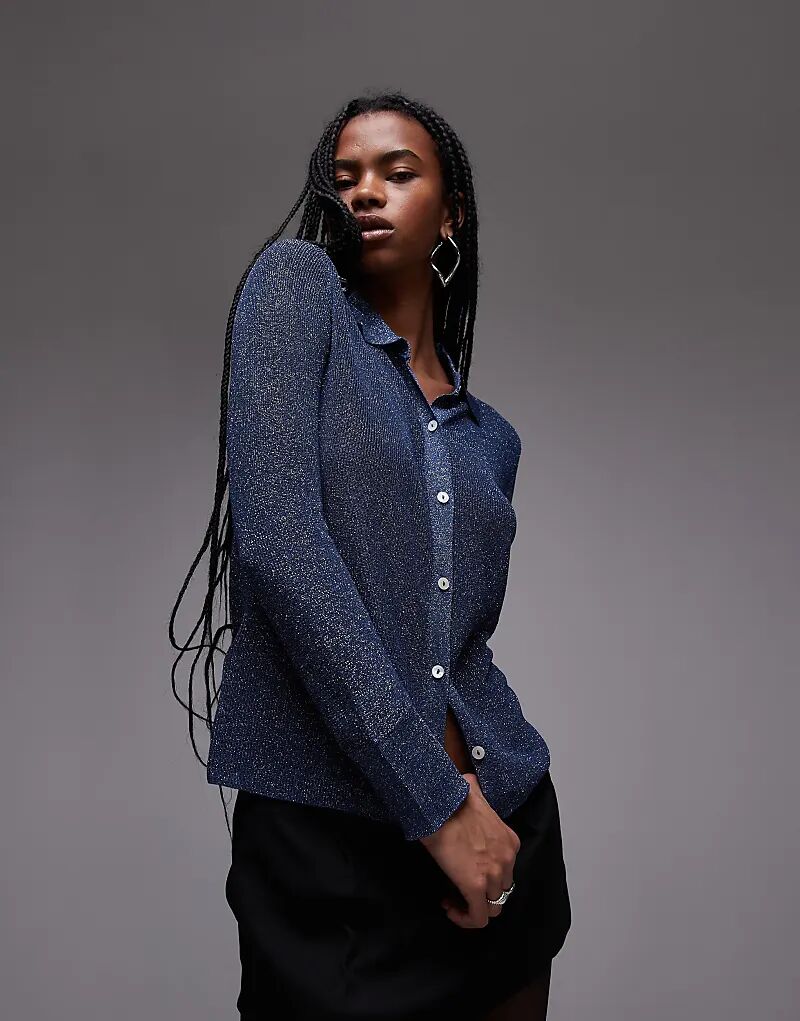 Кардиган синего цвета Mango
Кардиган синего цвета Mango