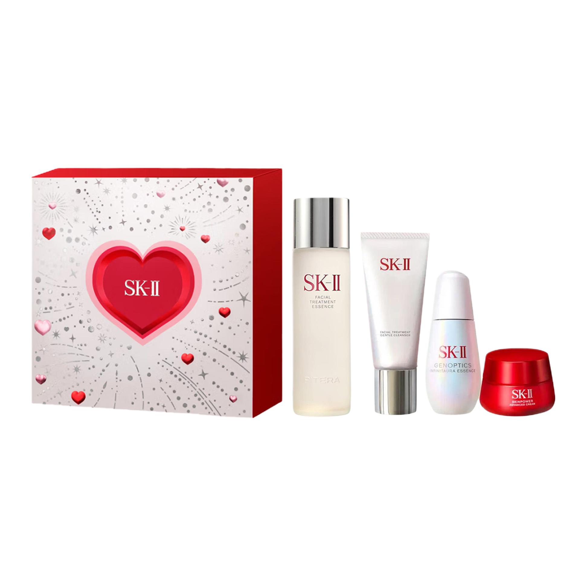 SK II 520 Box Limited Edition, набор сывороток для ухода за кожей успокаивающий, увлажняющий и освежающий комплект из четырех предметов SK-II
SK II 520 Box Limited Edition, набор сывороток для ухода за кожей успокаивающий, увлажняющий и освежающий комплект из четырех предметов SK-II