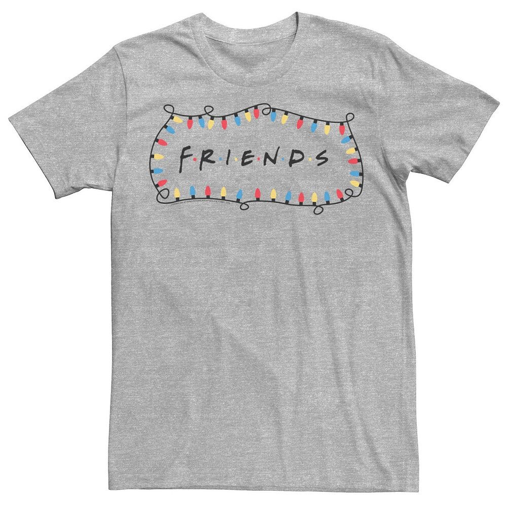 Мужская футболка с объемным логотипом Friends Christmas Lights Licensed Character, цвет Athletic Heather
Мужская футболка с объемным логотипом Friends Christmas Lights Licensed Character, цвет Athletic Heather