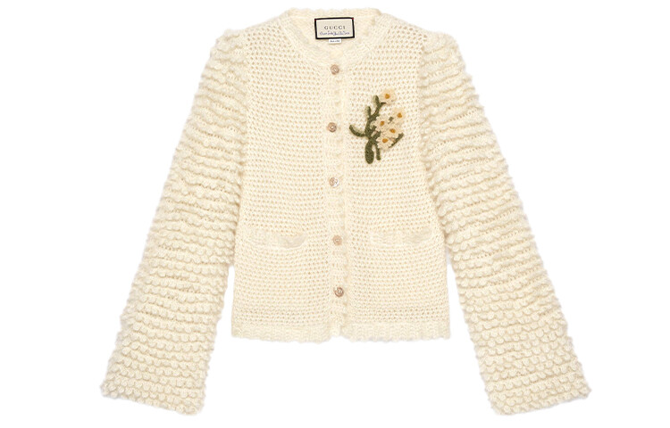 Укороченный топ женский цвета слоновой кости Gucci
Укороченный топ женский цвета слоновой кости Gucci