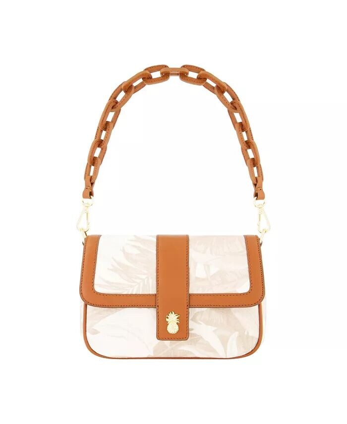 Клапан через плечо с кожаной отделкой и цветочным принтом Tommy Bahama, коричневый
Клапан через плечо с кожаной отделкой и цветочным принтом Tommy Bahama, коричневый