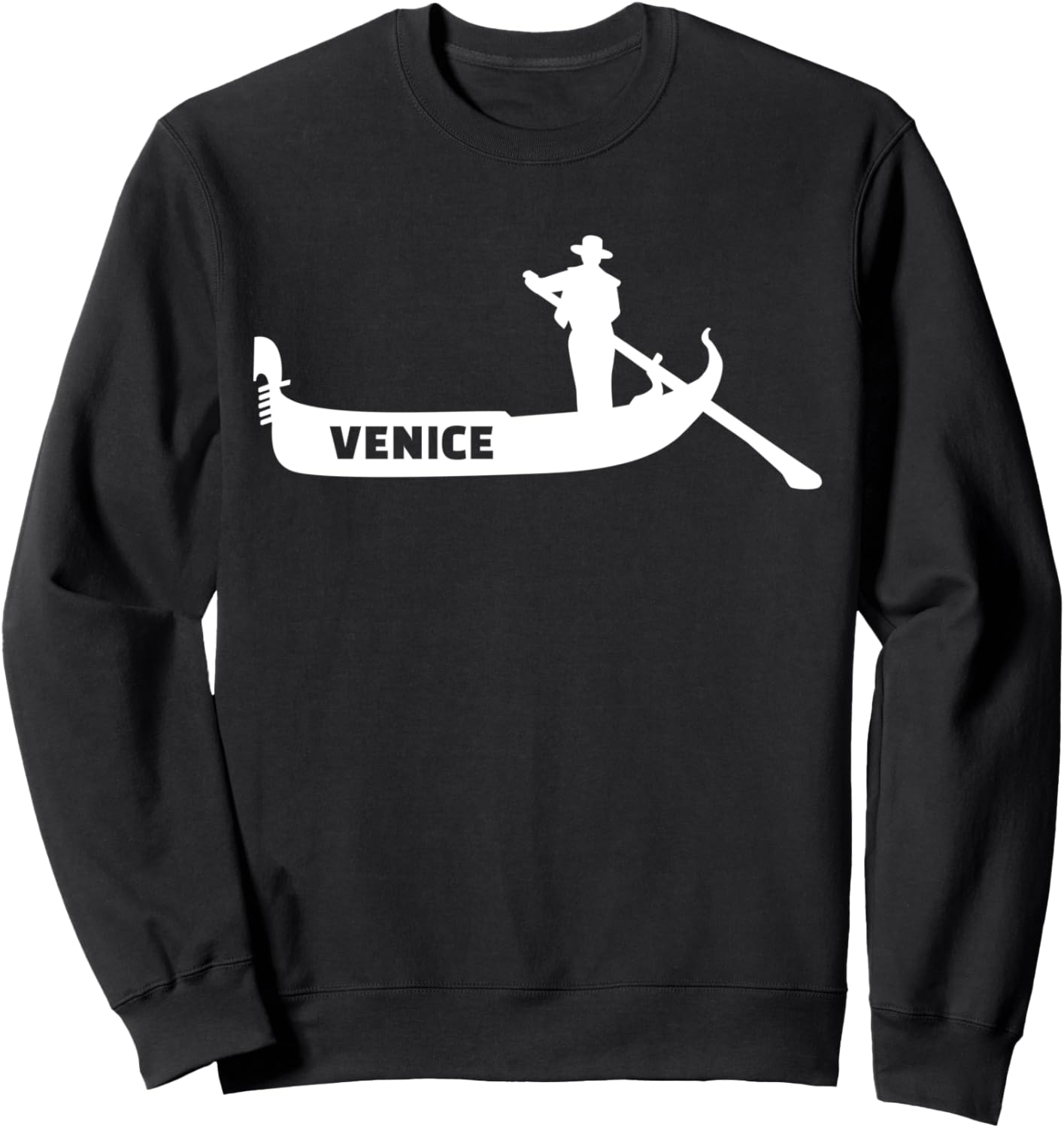 Толстовка с изображением венецианской гондолы Venice Gifts, черный
Толстовка с изображением венецианской гондолы Venice Gifts, черный