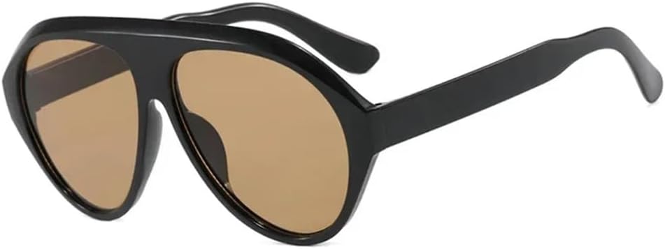 Большие солнцезащитные очки для женщин, круглые, оранжевые, с защитой от УФ-излучения UV400, мужские солнцезащитные очки (черный свет, один размер) generic, Black Light Tea
Большие солнцезащитные очки для женщин, круглые, оранжевые, с защитой от УФ-излучения UV400, мужские солнцезащитные очки (черный свет, один размер) generic, Black Light Tea