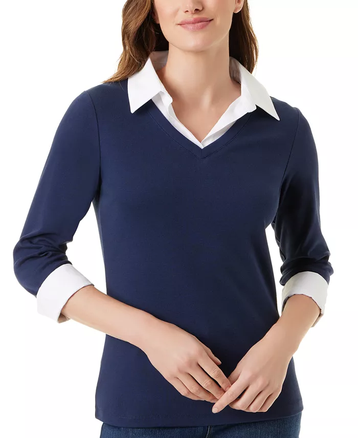 Женский многослойный топ Maxine Gloria Vanderbilt, синий
Женский многослойный топ Maxine Gloria Vanderbilt, синий