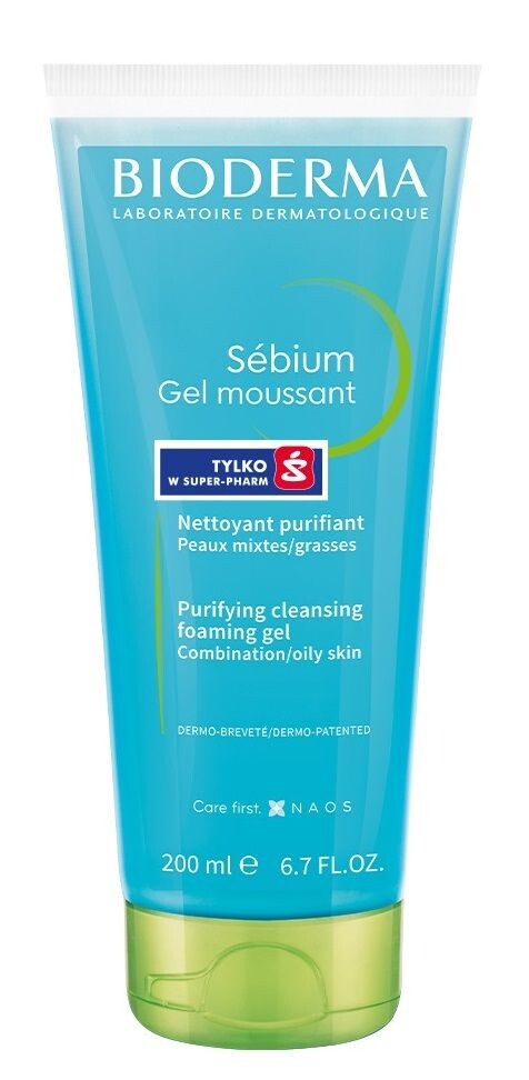 Bioderma Sebium Gel Moussant гель для умывания лица, 200 ml
Bioderma Sebium Gel Moussant гель для умывания лица, 200 ml