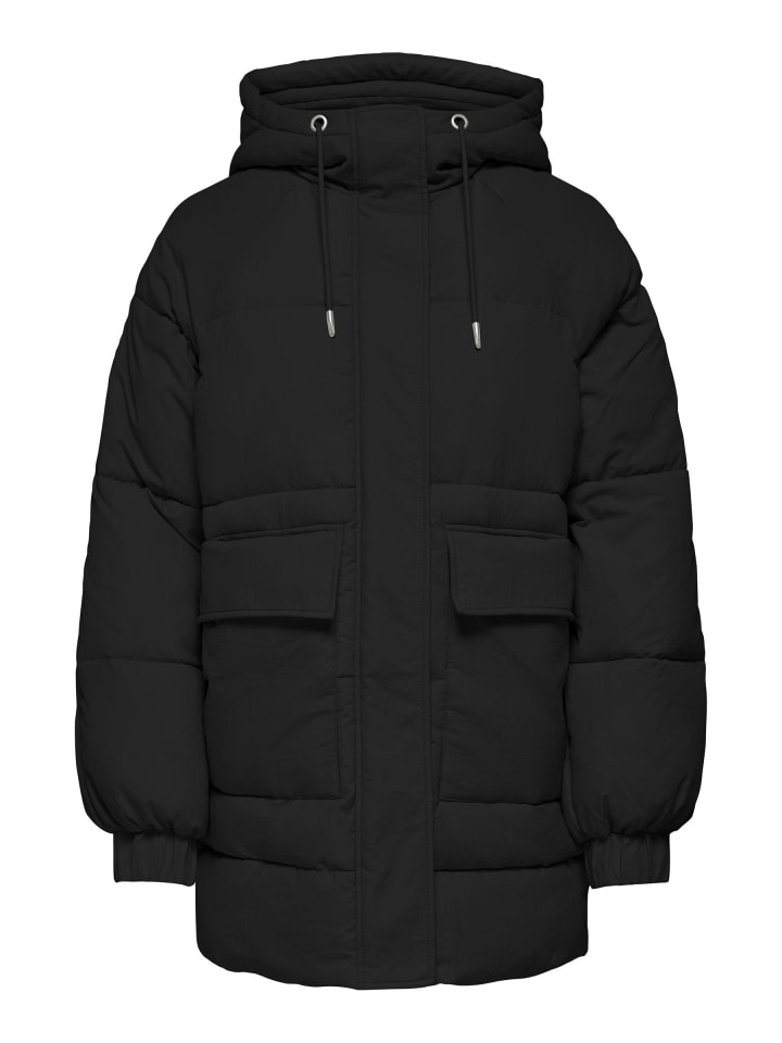 Стеганое пальто черного цвета ONLY
Стеганое пальто черного цвета ONLY