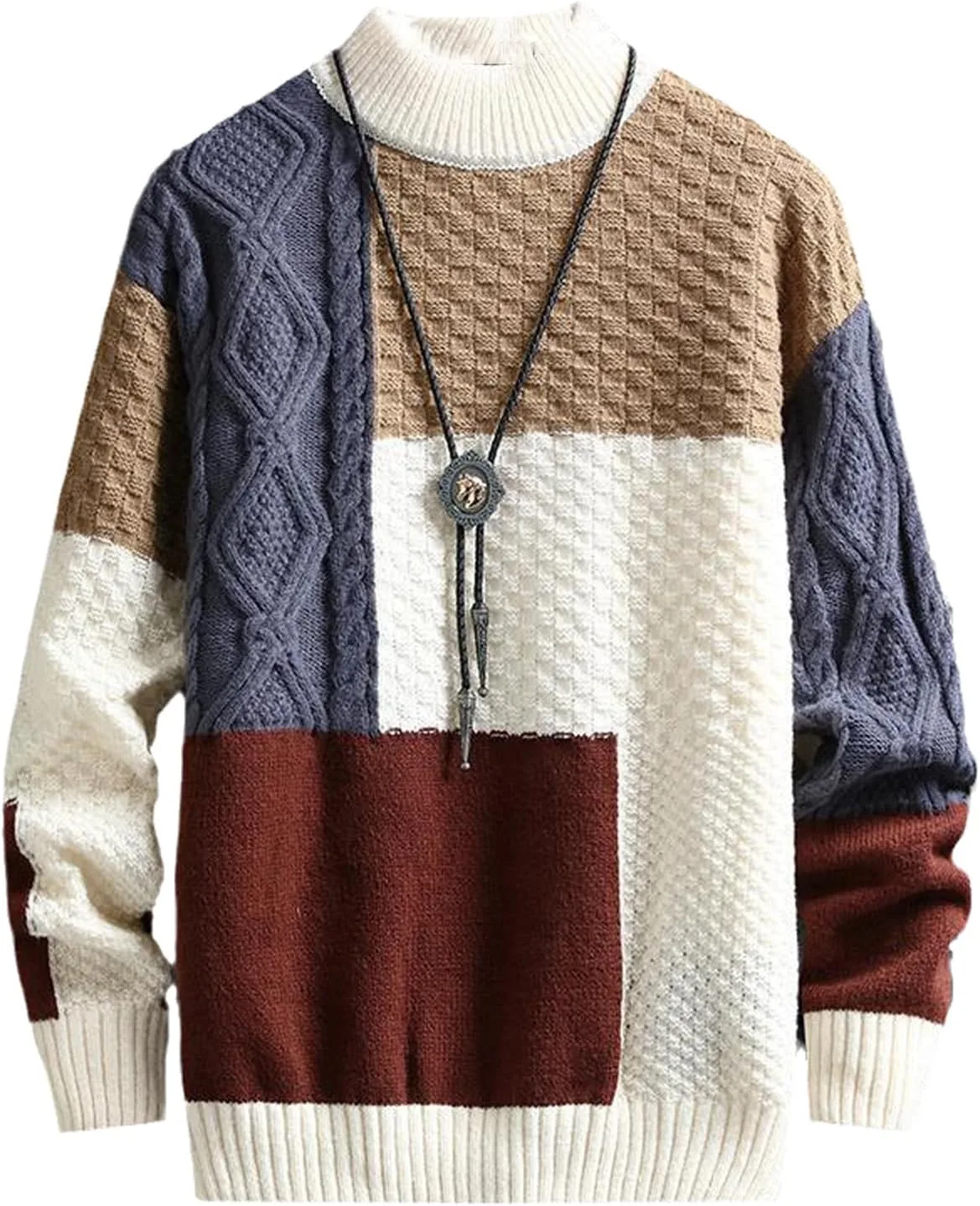 Винтажный свитер с круглым воротником для мужчин MQMYJSP
Винтажный свитер с круглым воротником для мужчин MQMYJSP