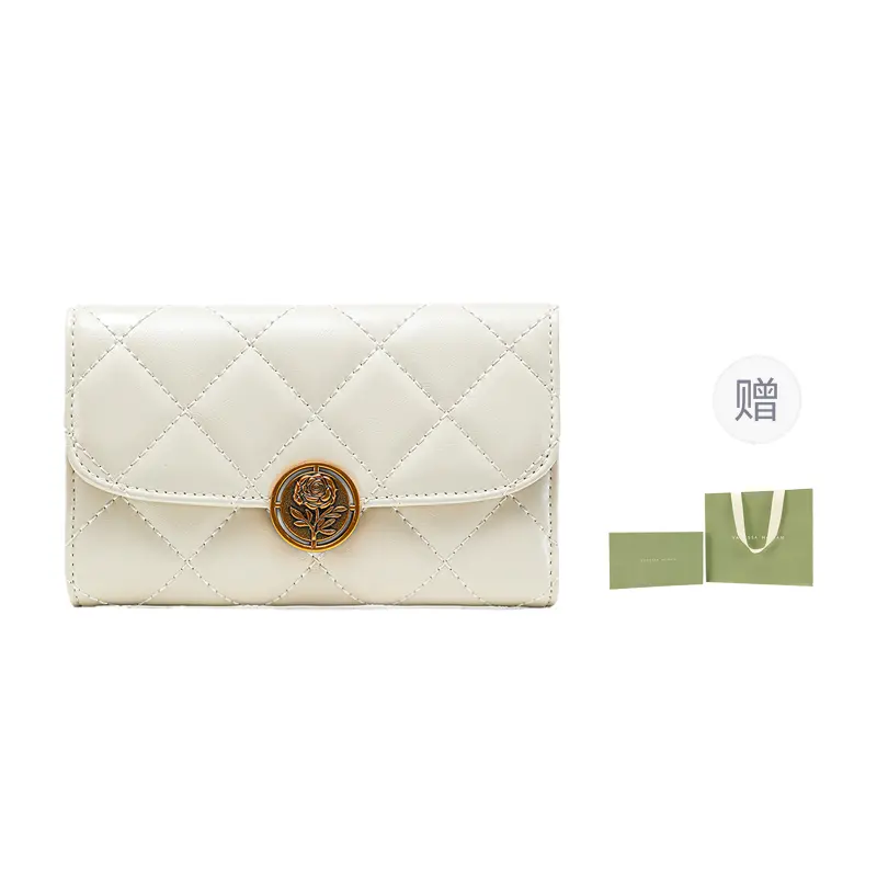 Кожаный клатч-кошелек для монет на зажиме небольшого размера женский экрю VANESSA HOGAN 
Кожаный клатч-кошелек для монет на зажиме небольшого размера женский экрю VANESSA HOGAN