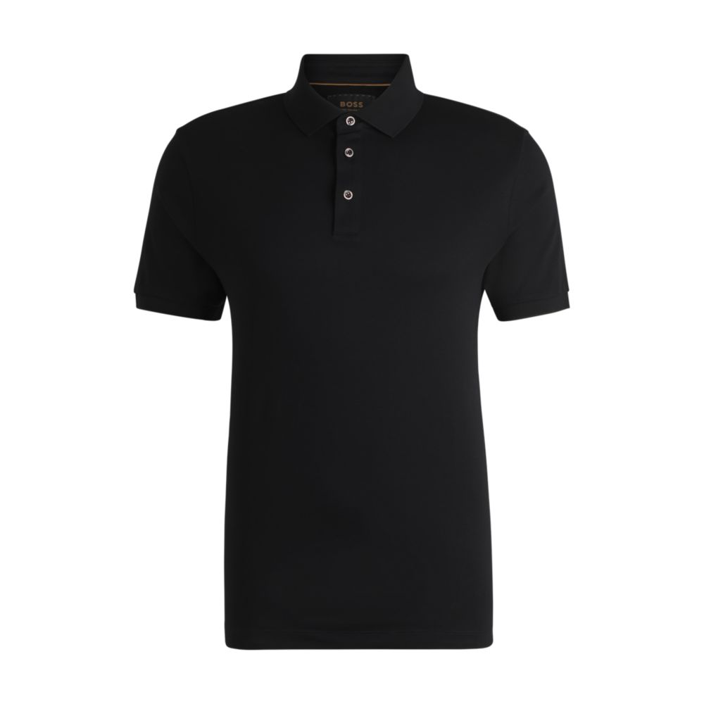 Рубашка поло прямого кроя из мерсеризованного итальянского хлопка BOSS, черный
Рубашка поло прямого кроя из мерсеризованного итальянского хлопка BOSS, черный