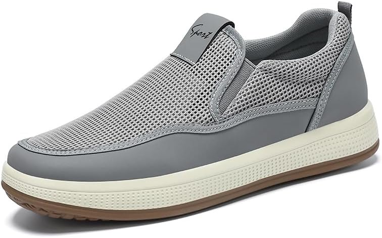 Мужские спортивные и повседневные слипоны HoaloX с мягкой подошвой, серый
Мужские спортивные и повседневные слипоны HoaloX с мягкой подошвой, серый