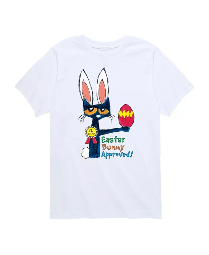 Футболка с принтом "Одобрено пасхальным кроликом" для малышей и мальчиков постарше Pete the Cat, белый
Футболка с принтом "Одобрено пасхальным кроликом" для малышей и мальчиков постарше Pete the Cat, белый