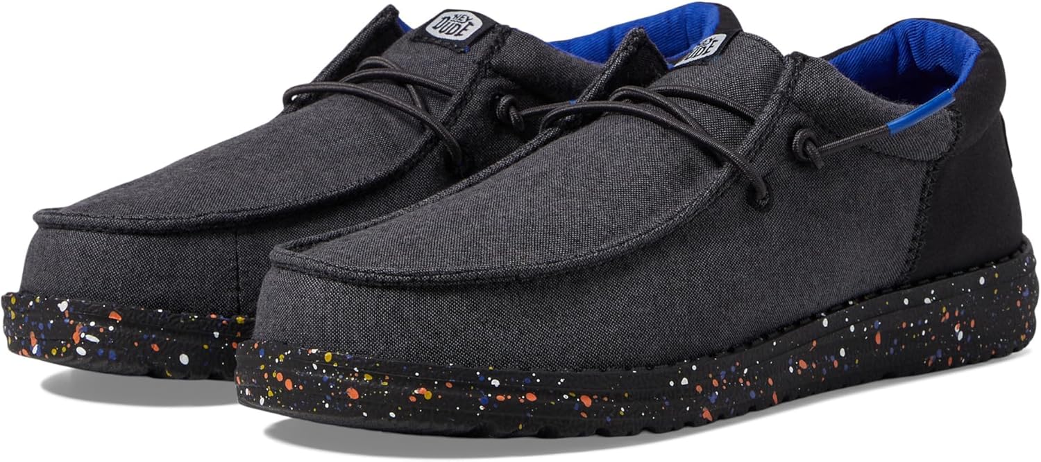 Детские кроссовки Hey Dude Kids Wally Funk Splatter (для малышей и детей постарше) - Верх из парусины - Мягкая хлопковая подкладка Heydude, черный
Детские кроссовки Hey Dude Kids Wally Funk Splatter (для малышей и детей постарше) - Верх из парусины - Мягкая хлопковая подкладка Heydude, черный