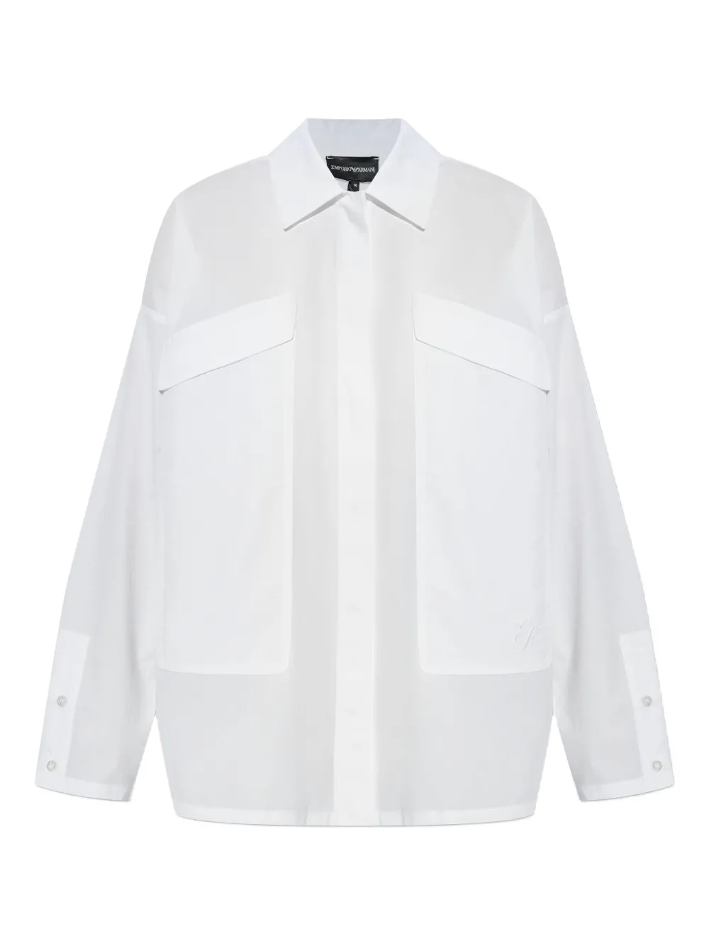 Рубашка с карманами и воротником EMPORIO ARMANI, белый
Рубашка с карманами и воротником EMPORIO ARMANI, белый