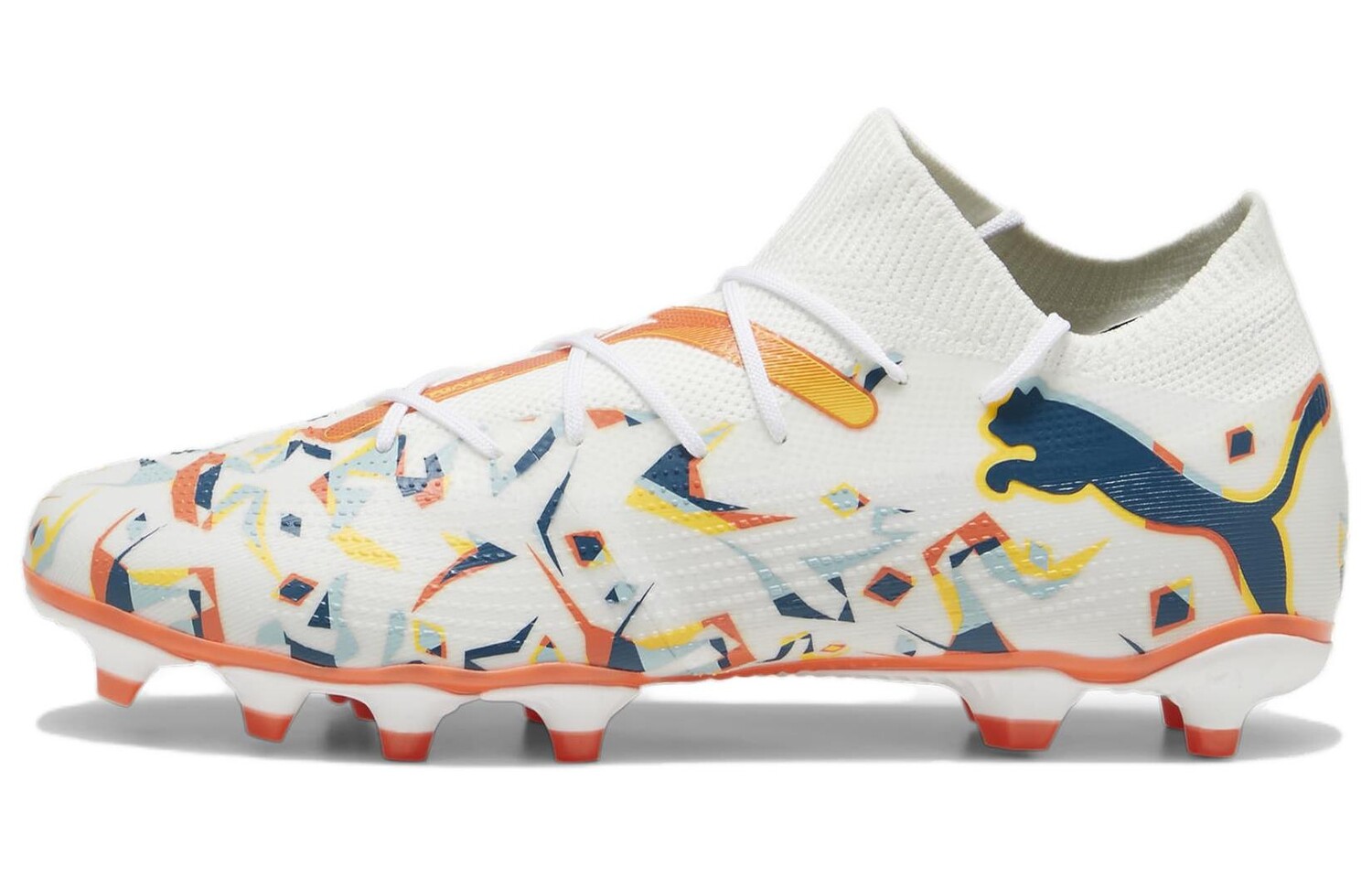 Футбольные бутсы Future Series для мужчин, средний верх, бежевый/оранжевый/синий Puma
Футбольные бутсы Future Series для мужчин, средний верх, бежевый/оранжевый/синий Puma