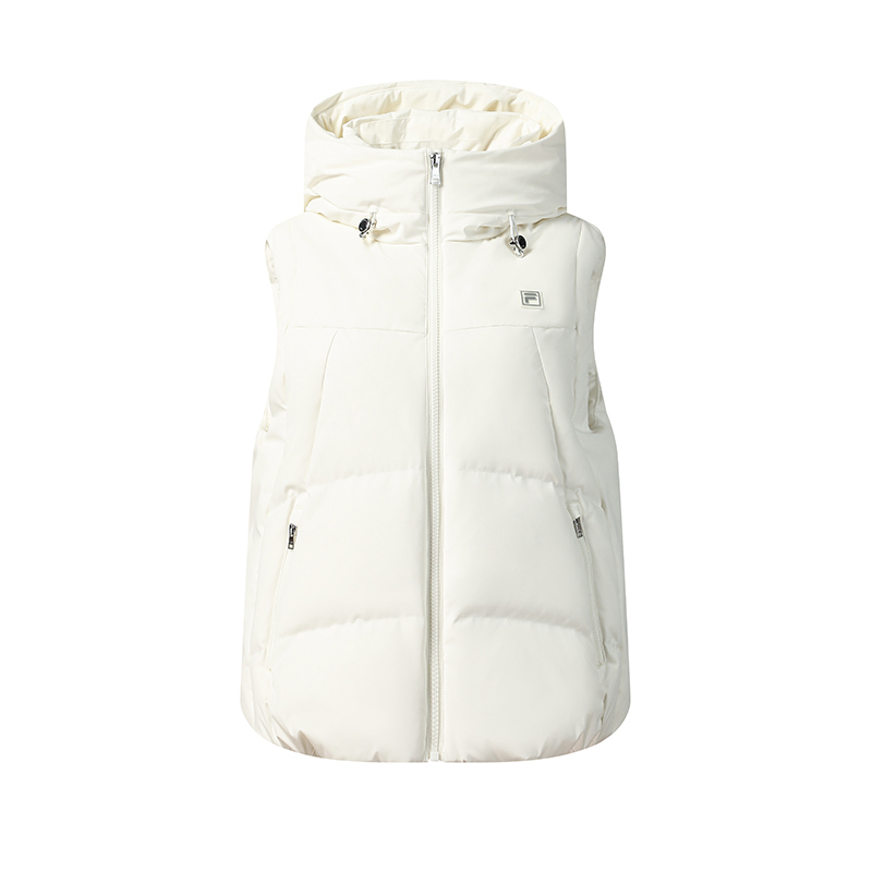 FILA Белая пуховая жилетка женская, White
FILA Белая пуховая жилетка женская, White