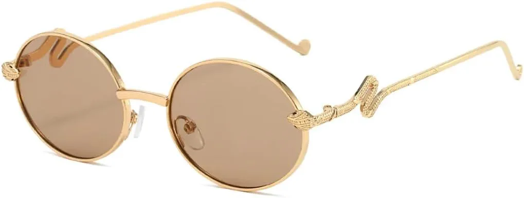 Солнцезащитные очки для мужчин и женщин - защита UV400 - градиентные линзы, овальная оправа, для занятий спортом на открытом воздухе и вождения DSVIGF, Golden Tea
Солнцезащитные очки для мужчин и женщин - защита UV400 - градиентные линзы, овальная оправа, для занятий спортом на открытом воздухе и вождения DSVIGF, Golden Tea