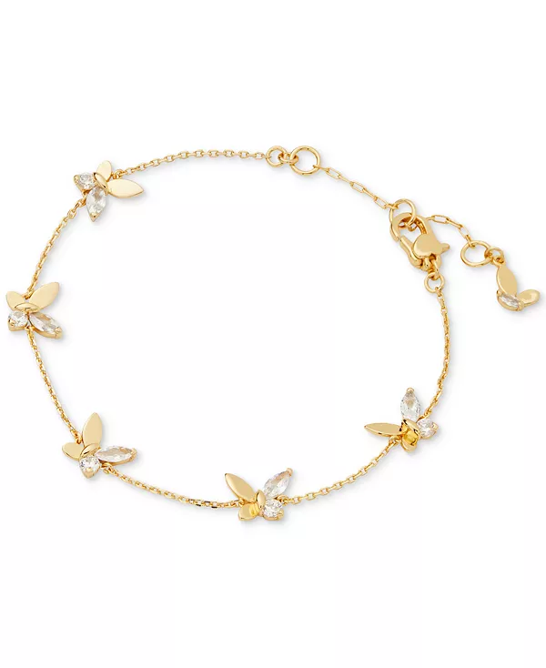 Браслет-Бабочка с золотистым кристаллом Kate Spade New York, clear/gold
Браслет-Бабочка с золотистым кристаллом Kate Spade New York, clear/gold