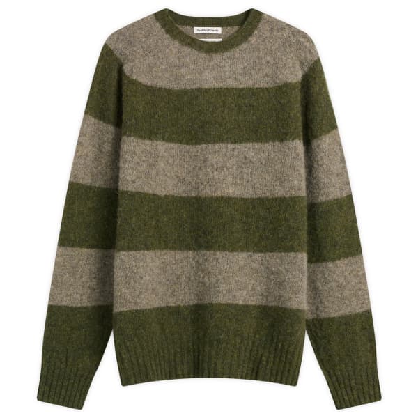 Джемпер в полоску Suedehead Ymc, зеленый/коричневый
Джемпер в полоску Suedehead Ymc, зеленый/коричневый