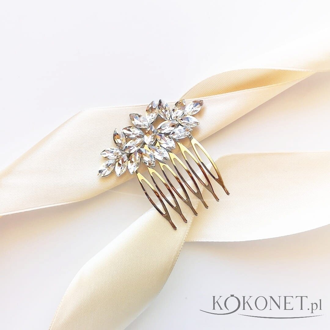 Нежный свадебный гребешок с цирконами Kokonet
Нежный свадебный гребешок с цирконами Kokonet
