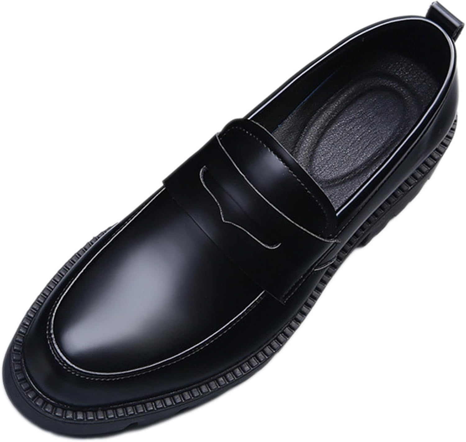 Мужские ретро кожаные лоферы с платформой, увеличивающие внутренний рост, модные слипоны, удобные, с противоскользящей подошвой, мокасины для бизнеса, свадеб и вечеринок Adkgbe, черный
Мужские ретро кожаные лоферы с платформой, увеличивающие внутренний рост, модные слипоны, удобные, с противоскользящей подошвой, мокасины для бизнеса, свадеб и вечеринок Adkgbe, черный