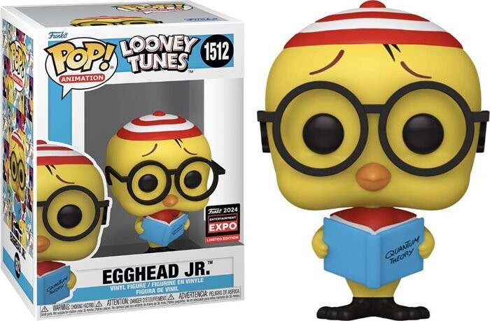 Funko POP Looney Tunes 1512 Яйцеголовый младший. ЭКСПО Развлечения Funko POP!
Funko POP Looney Tunes 1512 Яйцеголовый младший. ЭКСПО Развлечения Funko POP!