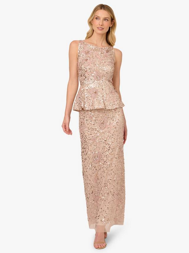 Платье с баской без рукавов Adrianna Papell, цвет Nude/Light Pink
Платье с баской без рукавов Adrianna Papell, цвет Nude/Light Pink