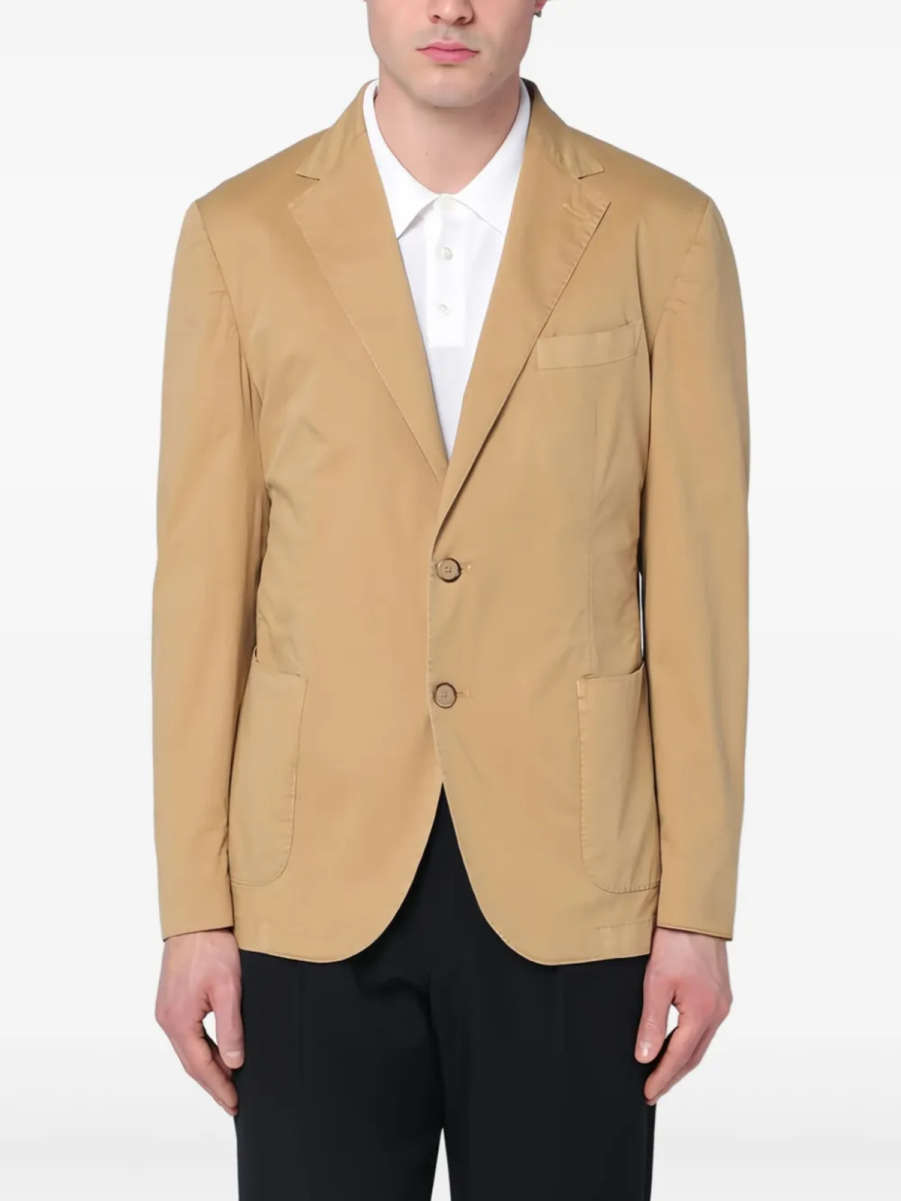 Однобортный блейзер Santaniello, нейтральный
Однобортный блейзер Santaniello, нейтральный