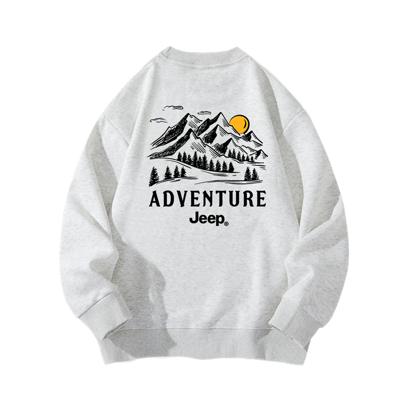Свитшот школьный Jeep, цвет хиттер грей 
Свитшот школьный Jeep, цвет хиттер грей