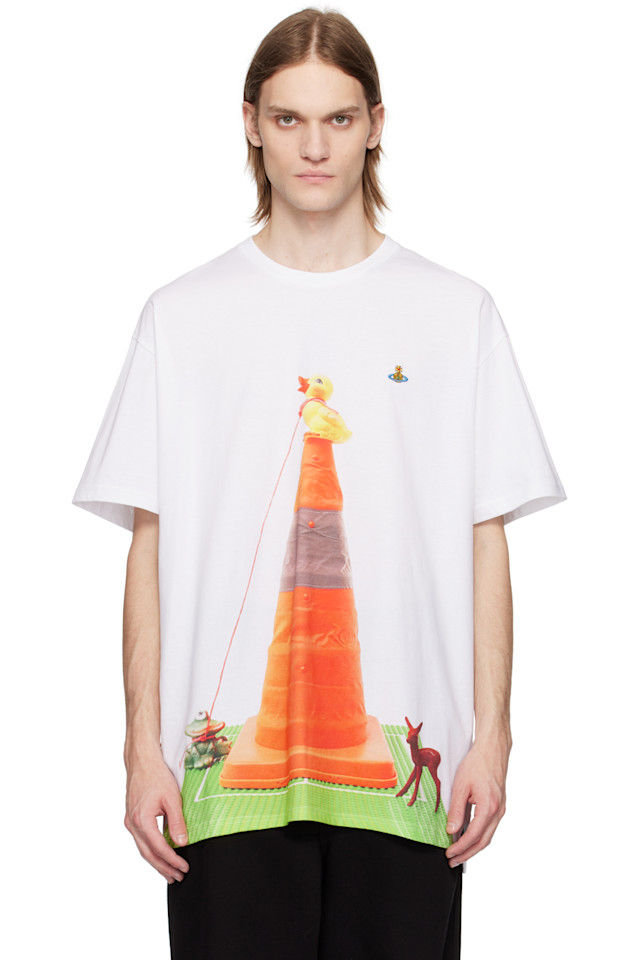 Оверсайз футболка Cone Vivienne Westwood, белый
Оверсайз футболка Cone Vivienne Westwood, белый