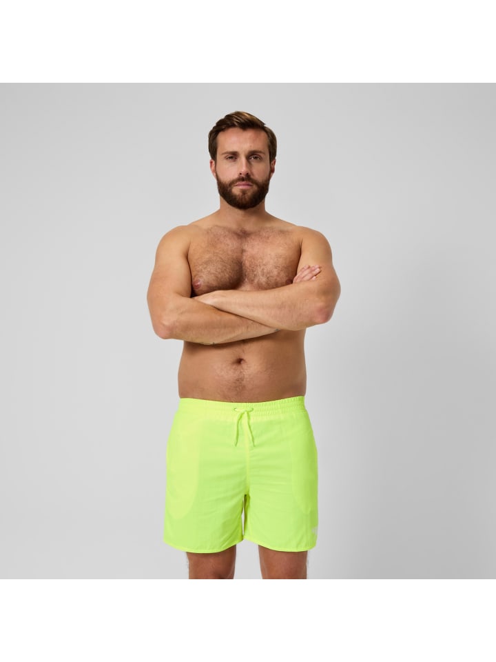 Плавки-шорты ESS 16" Watershort желтого цвета Speedo
Плавки-шорты ESS 16" Watershort желтого цвета Speedo