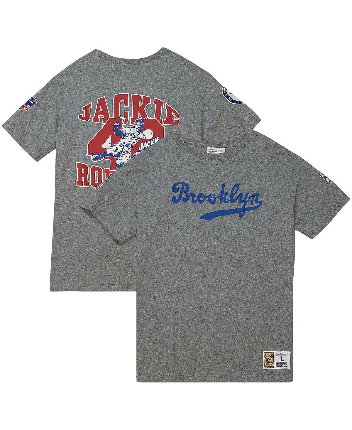 Мужская серая футболка Jackie Robinson Brooklyn Dodgers Cooperstown Collection Legends Mitchell & Ness, Серый, Мужская серая футболка Jackie Robinson Brooklyn Dodgers Cooperstown Collection Legends Mitchell & Ness
Мужская серая футболка Jackie Robinson Brooklyn Dodgers Cooperstown Collection Legends Mitchell & Ness, Серый, Мужская серая футболка Jackie Robinson Brooklyn Dodgers Cooperstown Collection Legends Mitchell & Ness