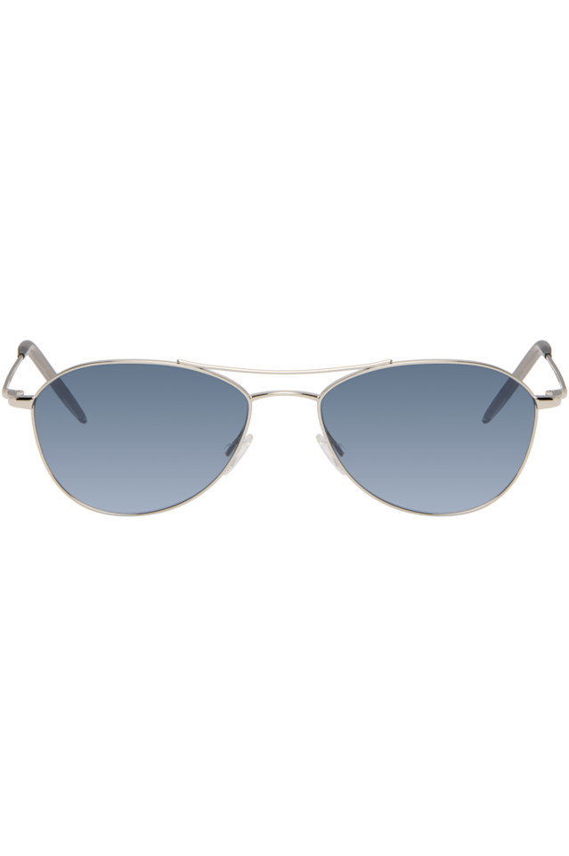Солнцезащитные очки Aero ii Oliver Peoples, серебро
Солнцезащитные очки Aero ii Oliver Peoples, серебро