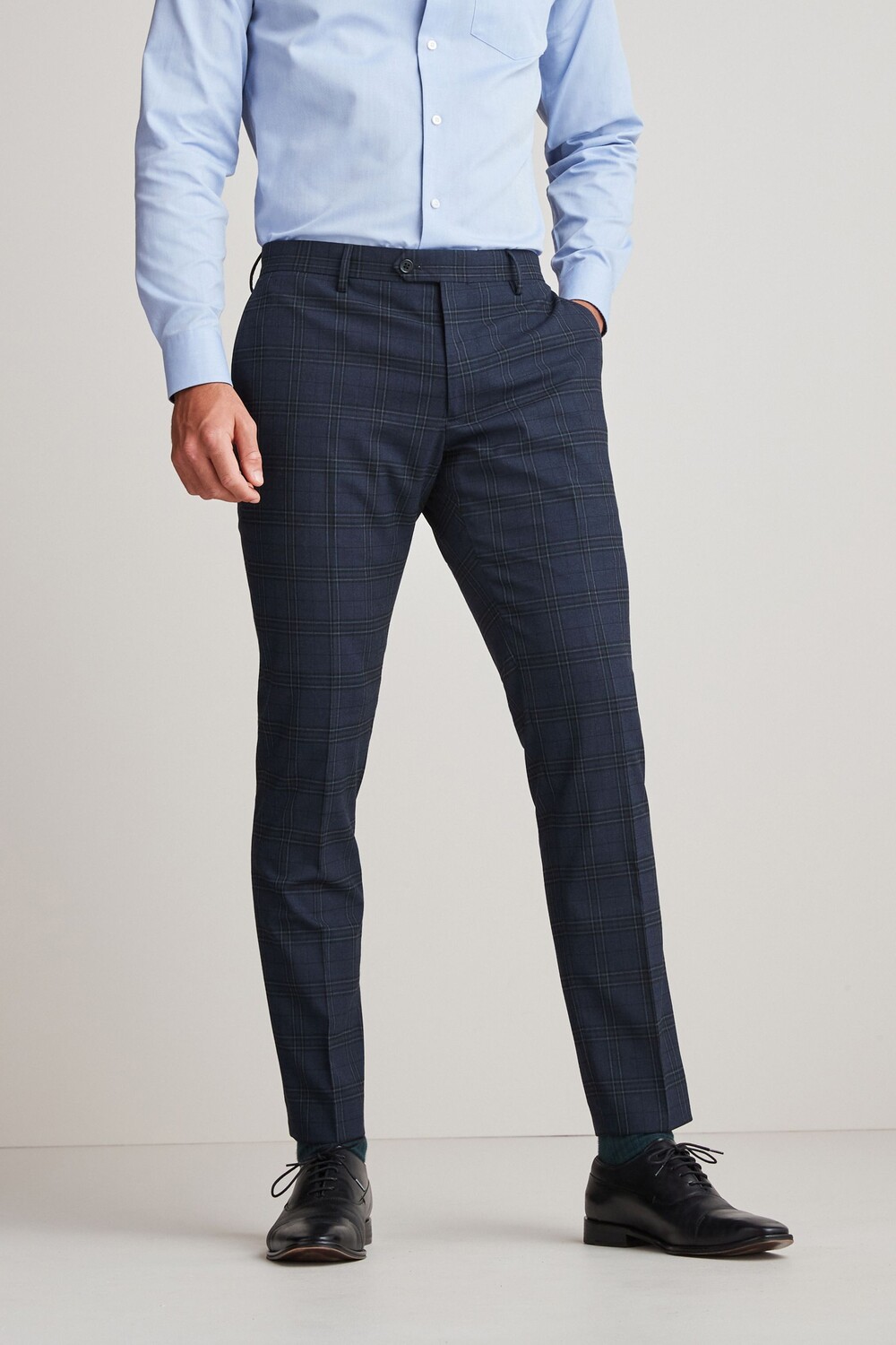 Клетчатый костюм приталенного кроя Брюки Next, синий
Клетчатый костюм приталенного кроя Брюки Next, синий