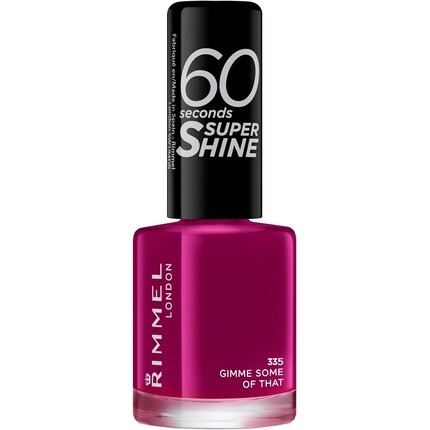 Rimmel London 60 Seconds Super Shine лак для ногтей 8 мл Gimme Some Of That 335
Rimmel London 60 Seconds Super Shine лак для ногтей 8 мл Gimme Some Of That 335