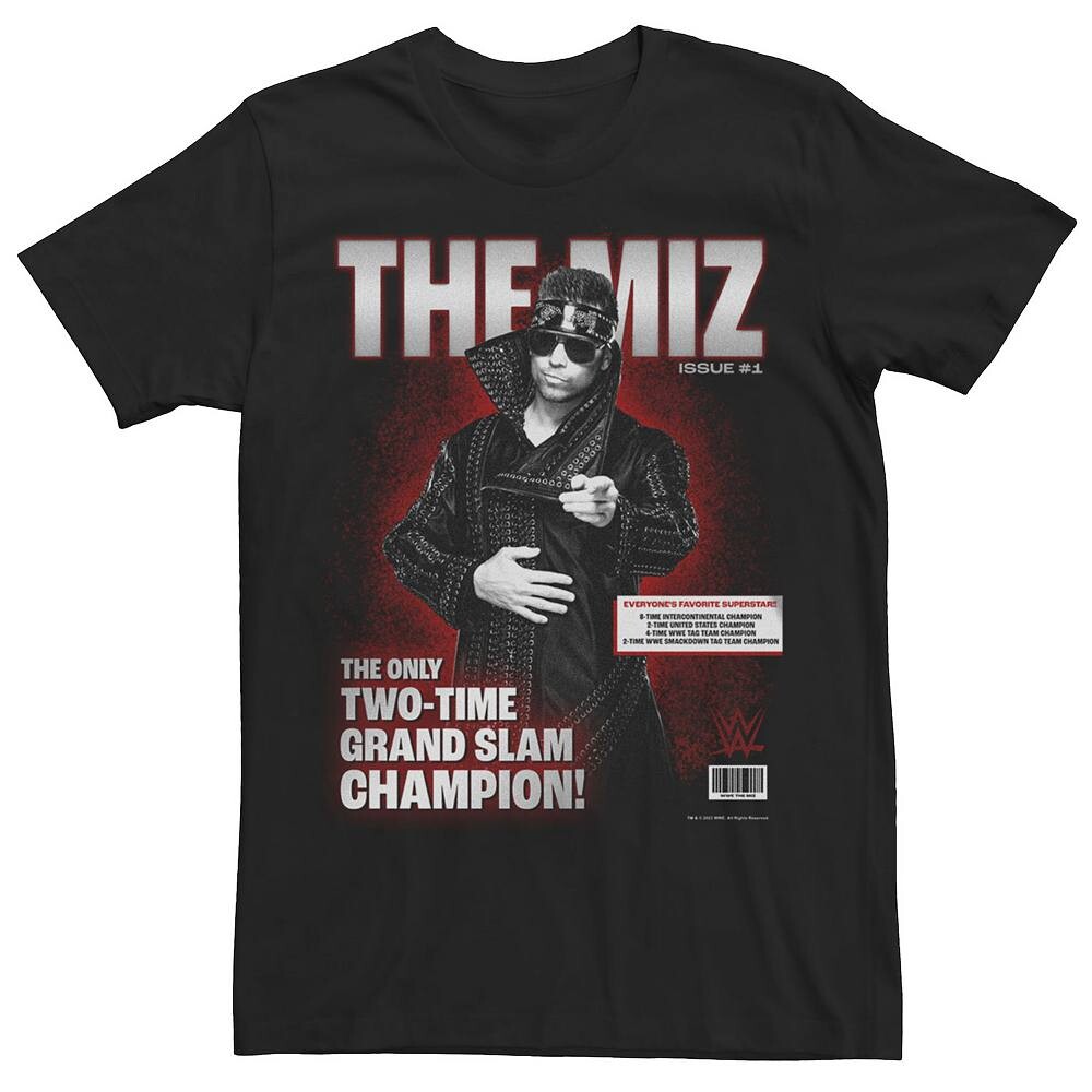 Мужская футболка с рисунком на обложке журнала WWE The Miz Magazine Licensed Character, черный
Мужская футболка с рисунком на обложке журнала WWE The Miz Magazine Licensed Character, черный