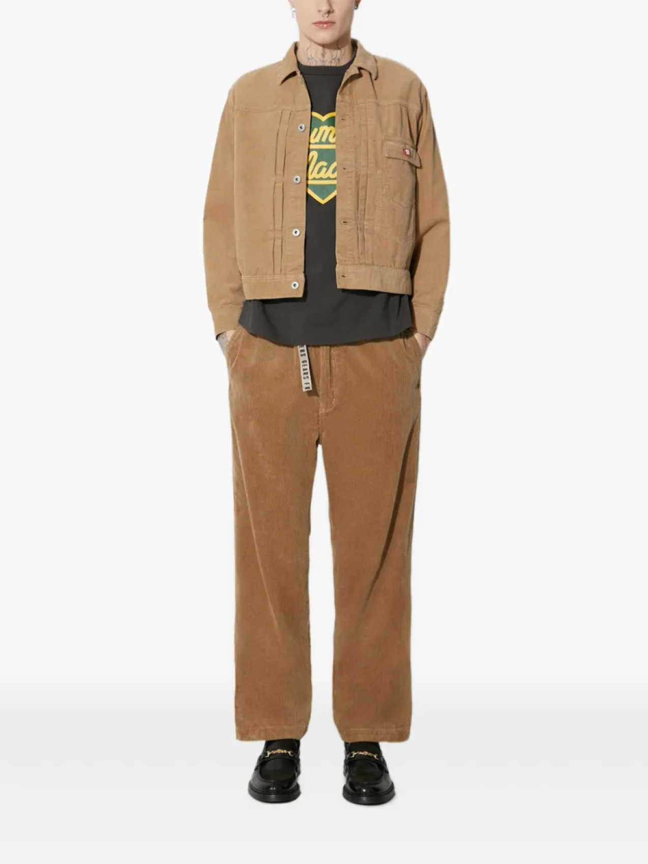 Прямые брюки из хлопка Human Made, нейтральный
Прямые брюки из хлопка Human Made, нейтральный