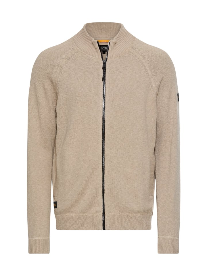 Бежевый кардиган на молнии Camel Active
Бежевый кардиган на молнии Camel Active